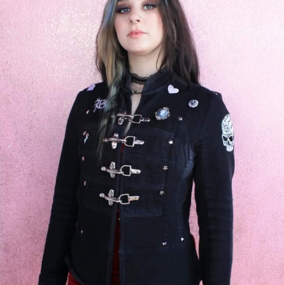 SOLD! W/ free ChemRo tee! BlackParade Pt.2- TRIPP Nyc upcycled MyChemRo gothic - Picture 15 of 16